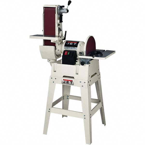 Jet 708599K 48" x 6" Horizontal & Vertical Combination Sanding Machine 12" Disc Dia