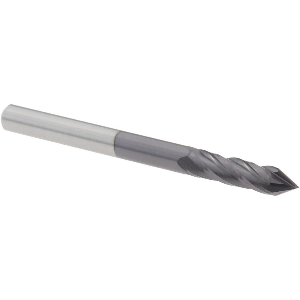 Harvey Tool 15408-C3 Drill Mill 1/8" Dia, 1/2" LOC, 4 Flutes, 60 ° Point, Solid Carbide