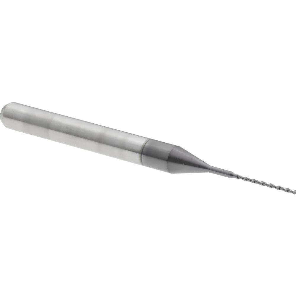 Harvey Tool 20200-C3 Micro Drill Bit #76 (0.0200"), 130 deg, Solid Carbide