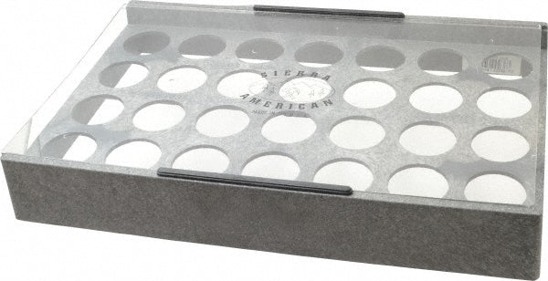 Sierra American Multi-Systems SAER-40-28 28 Collet, ER40 Plastic Collet Rack and Tray
