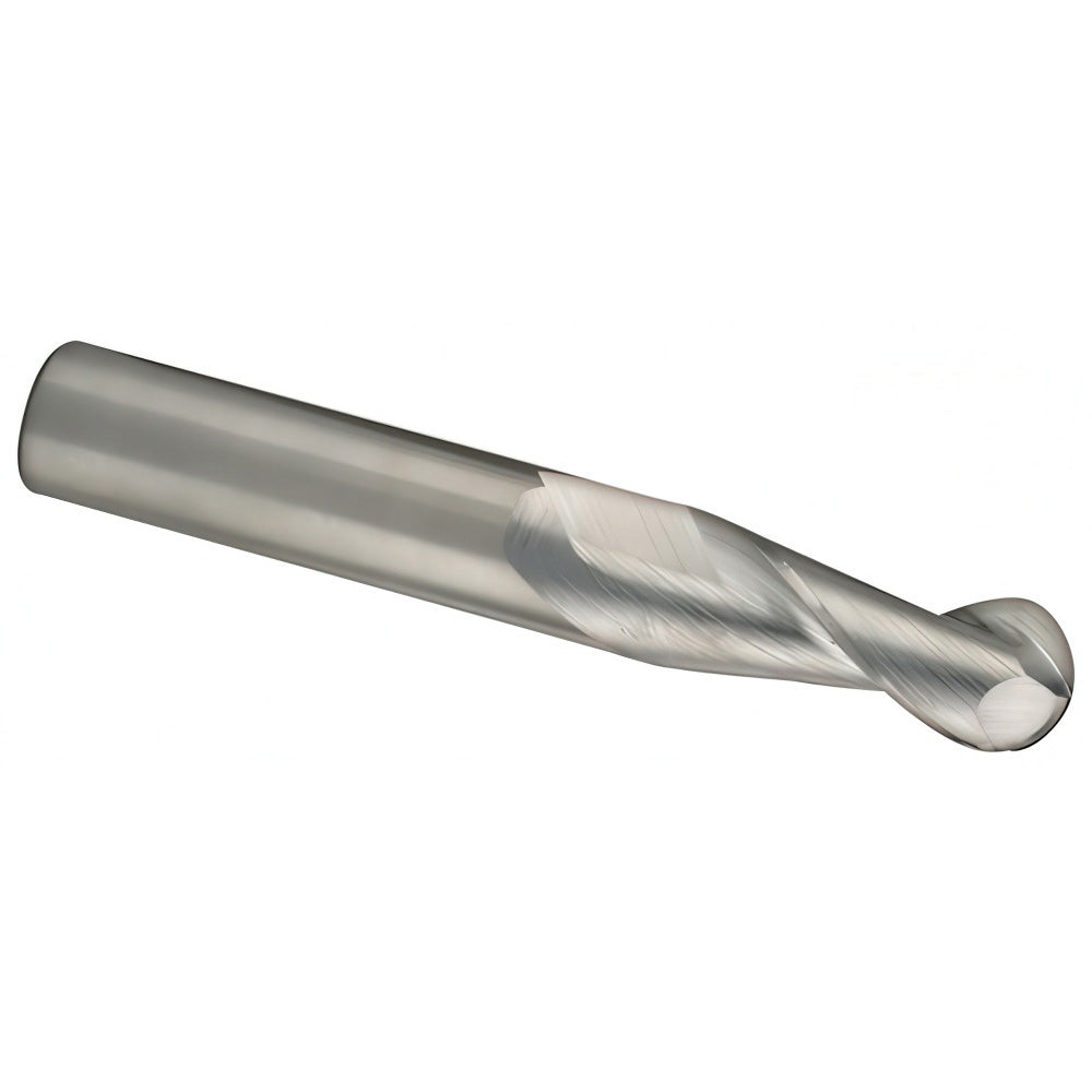 Kyocera SGS Precision Tools 34635 Ball End Mill 0.5" Dia, 1.25" LOC, 2 Flute, Solid Carbide