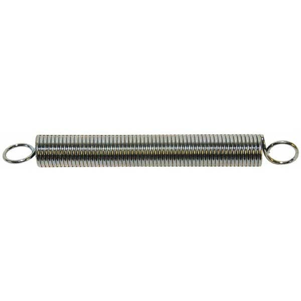 Gardner Spring E16C Extension Spring 0.312" OD, 2.62 lb Max Load, 3.12" Extended Length, 0.0286" Wire Dia, Cross-Over
