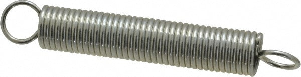 Gardner Spring V5C Extension Spring 0.58" OD, 21.62 lb Max Load, 5.99" Extended Length, 0.072" Wire Dia