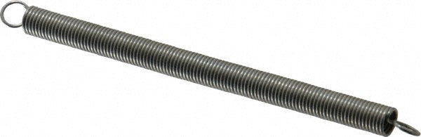 Gardner Spring V11C Extension Spring 0.25" OD, 4.56 lb Max Load, 6.73" Extended Length, 0.0317" Wire Dia