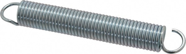Gardner Spring V19C Extension Spring 0.84" OD, 43.69 lb Max Load, 8-3/4" Extended Length, 0.1055" Wire Dia