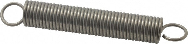 Gardner Spring V5C-SS Extension Spring 0.58" OD, 21.62 lb Max Load, 6.52" Extended Length, 0.072" Wire Dia