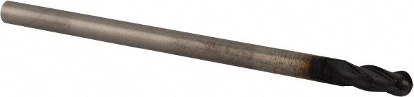YG-1 GM210008 Ball End Mill 0.125" Dia, 0.3125" LOC, 4 Flute, Solid Carbide