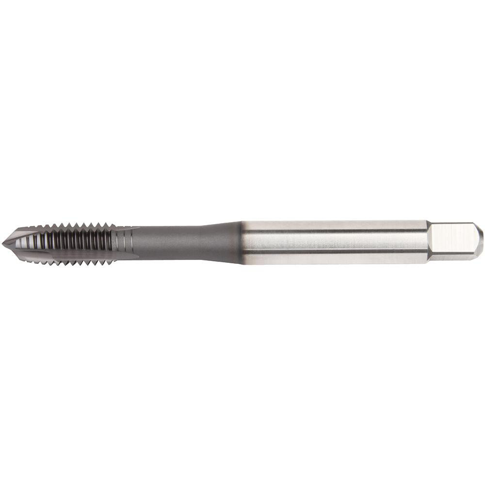 Widia 5472645 Spiral Point Tap #10-32 UNF, 2 Flutes, Plug Chamfer, 3B Class of Fit, High-Speed Steel-E, TiN Coated