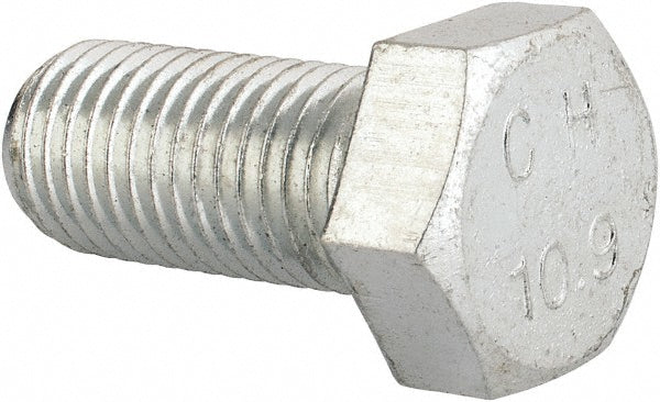 Value Collection 460155PR Hex Head Cap Screw M16x2, 35.00 mm Length Under Head, Grade 10.9 Steel, Zinc Finish
