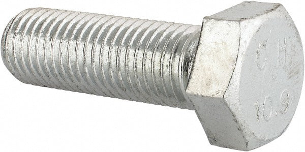 Value Collection 460160PR Hex Head Cap Screw M16x2, 50.00 mm Length Under Head, Grade 10.9 Steel, Zinc Finish