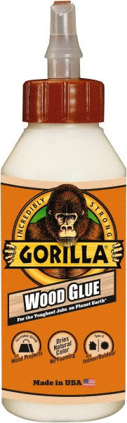 Gorilla Glue 6200002 Wood Glue 8 oz Bottle, Natural
