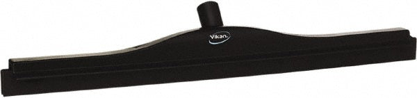 Vikan 77149 Hygienic Floor Squeegee w/replacement cassette, 23.6", Black