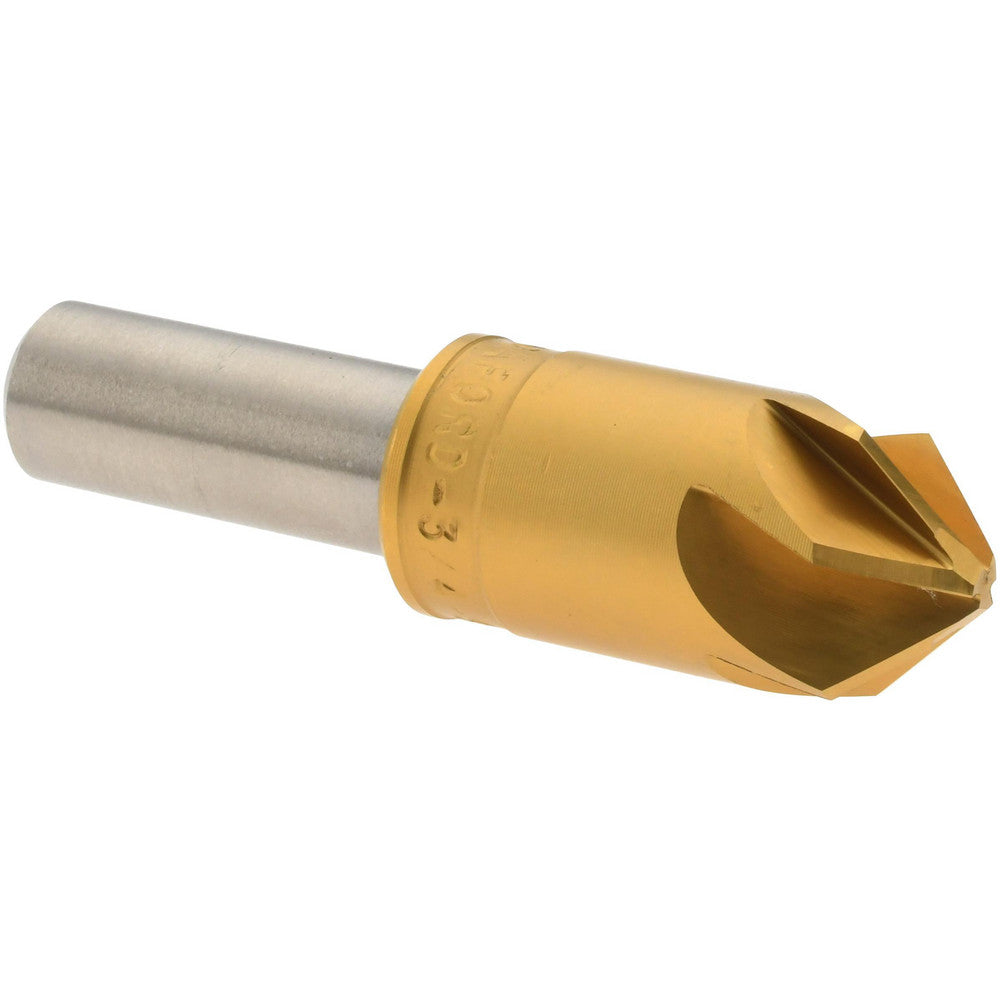 M.A. Ford 79T075003 Countersink 3/4" Head Dia, 90.00 deg Included Angle, 6 Flute, High-Speed Steel, Right Hand Cut