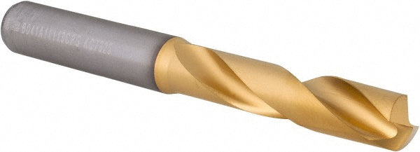 Kennametal 4150300 Screw Machine Length Drill Bit 7/16" Dia, 140 deg Point, Solid Carbide