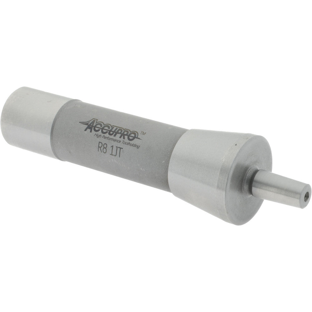 Accupro ER8J100000MSC Taper Drill Chuck Arbor JT1 Mount Taper, R8 Shank Taper