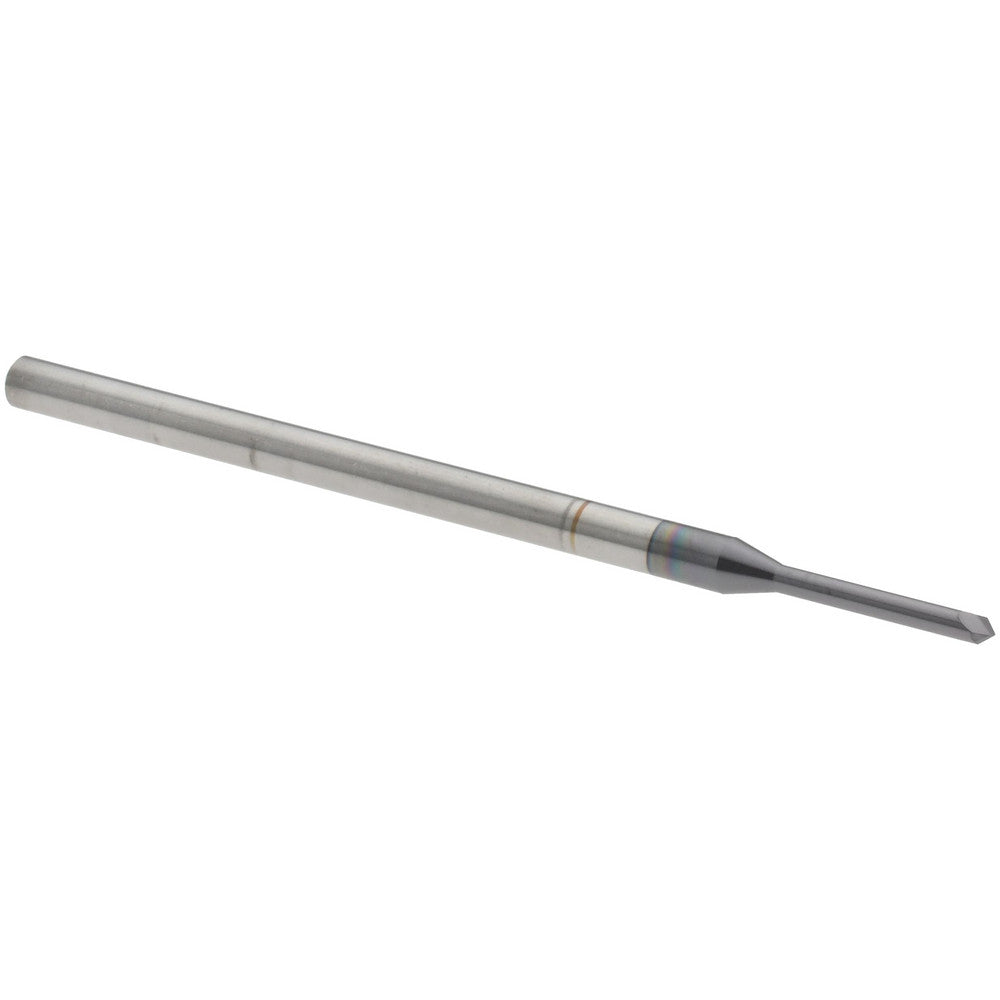 Harvey Tool 55645-C3 Chamfer Mill 1/16" Dia, 1/8" Shank Dia, 90 deg, 2 Flute, Solid Carbide, Single End