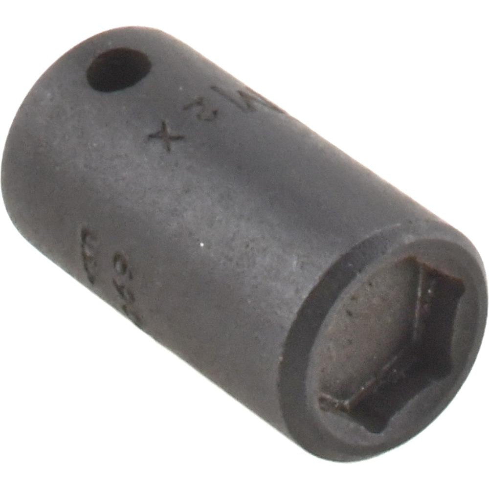 Proto J6908MHF Impact Socket 1/4" Drive, 8mm Socket, Hex Drive