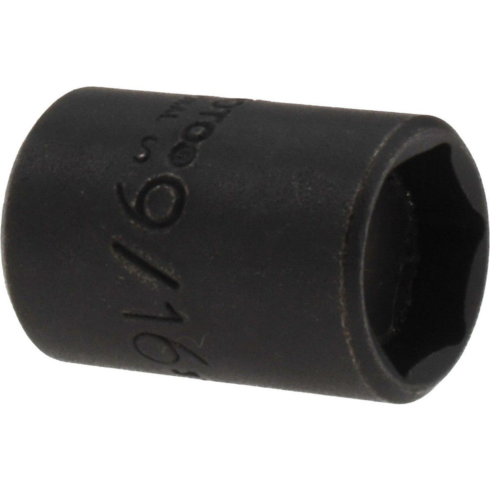 Proto J7218HF Impact Socket 3/8" Drive, 9/16" Socket, Hex Drive