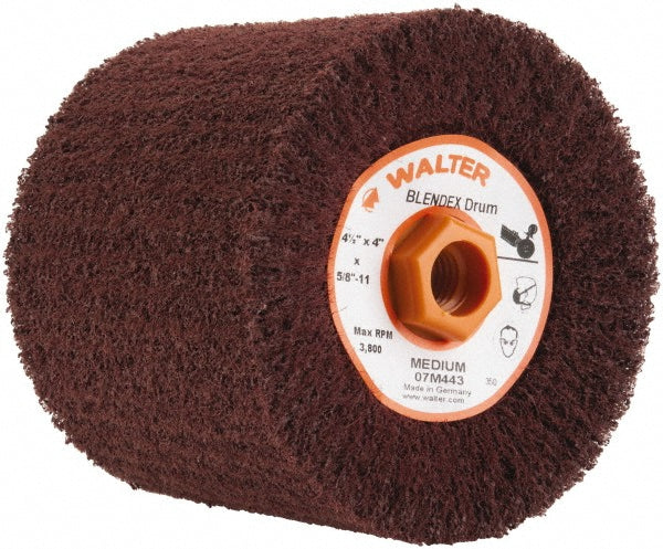 WALTER Surface Technologies 07M443 4-1/2 x 4" Unmounted Flap Wheel