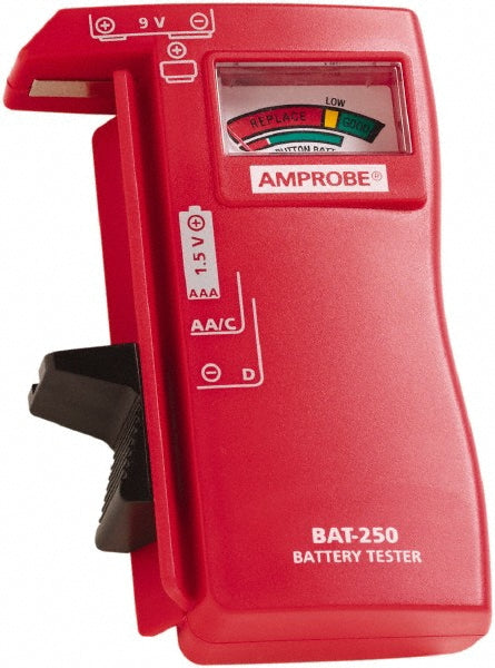 Amprobe BAT-250 0.9 VAC to 9 VAC, Battery Tester