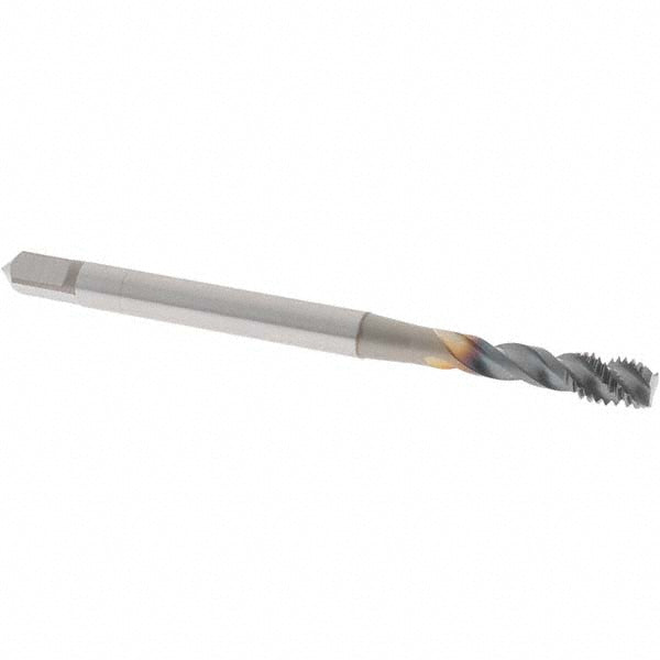 OSG 1650000508 Spiral Flute Tap M5x0.80 Metric Coarse, 3 Flutes, Modified Bottoming, 6H Class of Fit, Powdered Metal, TICN Coated