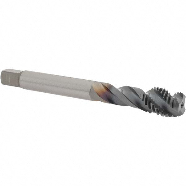 OSG 1650001908 Spiral Flute Tap M14x2.00 Metric Coarse, 3 Flutes, Modified Bottoming, 6H Class of Fit, Powdered Metal, TICN Coated