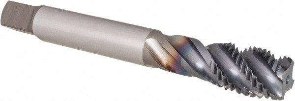 OSG 1650002508 Spiral Flute Tap M20x2.50 Metric Coarse, 4 Flutes, Modified Bottoming, 6H Class of Fit, Powdered Metal, TICN Coated