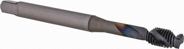 OSG 1650501808 Spiral Flute Tap 1/4-28 UNF, 2 Flutes, Modified Bottoming, 2B Class of Fit, Powdered Metal, TICN Coated