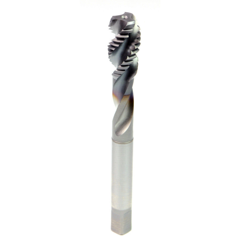 OSG 1650501908 Spiral Flute Tap 1/4-28 UNF, 2 Flutes, Modified Bottoming, 3B Class of Fit, Powdered Metal, TICN Coated