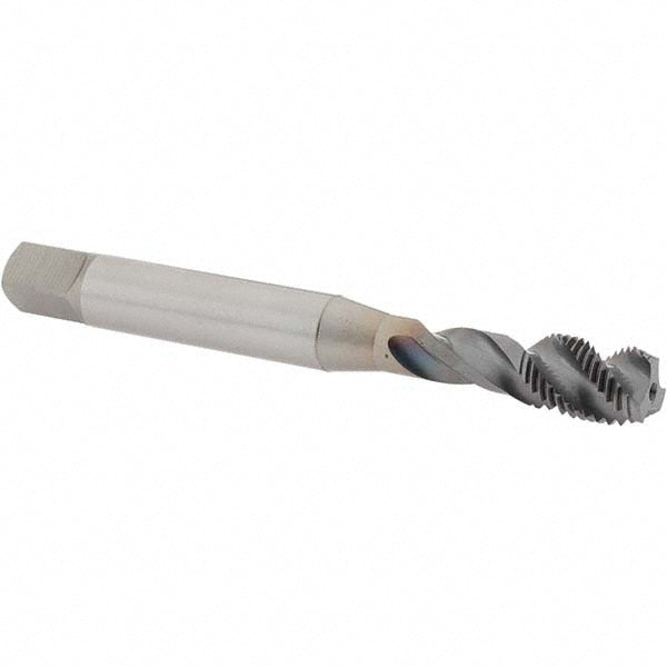 OSG 1650502708 Spiral Flute Tap 3/8-24 UNF, 3 Flutes, Modified Bottoming, 3B Class of Fit, Powdered Metal, TICN Coated