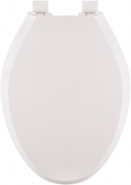 CENTOCO 3800SC-001 18.6 Inch Long, 1-3/4 Inch Inside Width, Polypropylene, Elongated, Closed Front with Cover, Toilet Seat