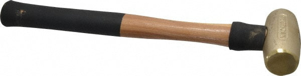 American Hammer AM3BRWG Non-Marring Hammer 3 lb, 1-1/2" Face Dia, Brass Head