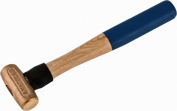 American Hammer AM1BZWG Non-Marring Hammer 1 lb, 1-1/8" Face Dia, Bronze Head