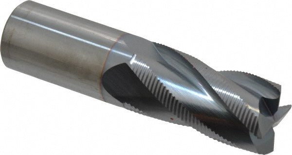 Accupro 2500217 Roughing End Mill 1" Dia, 4 Flutes, Single End, Solid Carbide