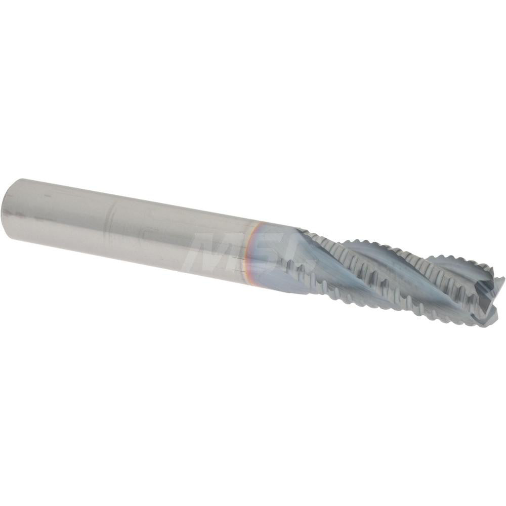 Accupro 2500073 Roughing End Mill 5/16" Dia, 4 Flutes, Single End, Solid Carbide