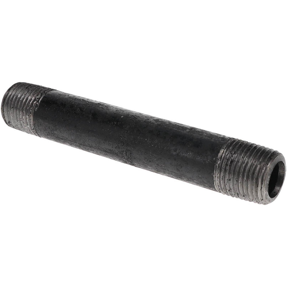Value Collection 583-050XSBC Black Pipe Nipple 1/2" Dia x 5" Long, Schedule 80