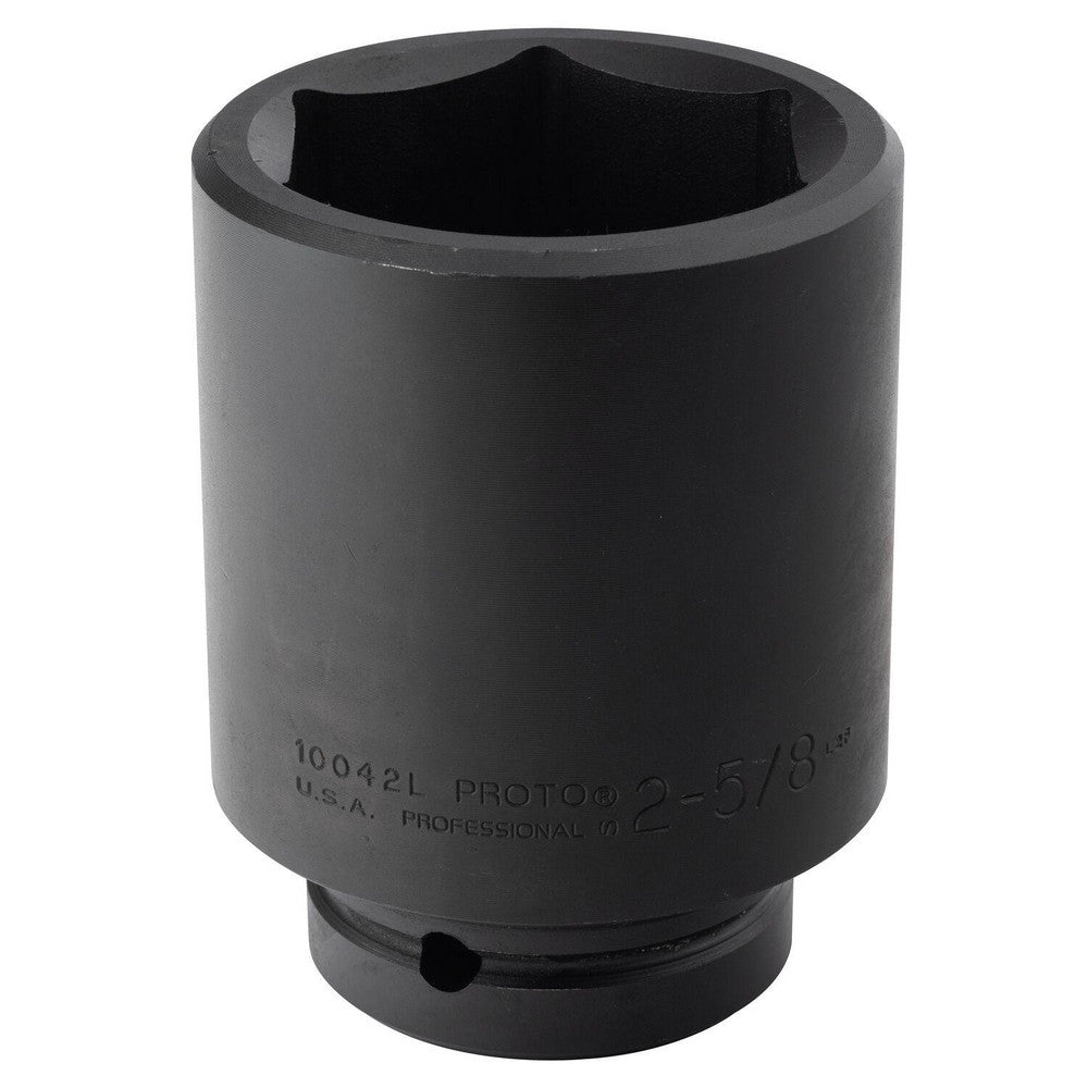 Proto J10042L Impact Socket 1" Drive, 2-5/8" Socket, Hex Drive