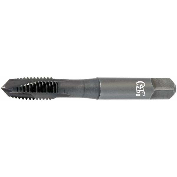 OSG 2890800 Spiral Point Tap M5x0.8 Metric, 3 Flutes, Plug Chamfer, 6H Class of Fit, HSS-E Vanadium, Bright/Uncoated Coated