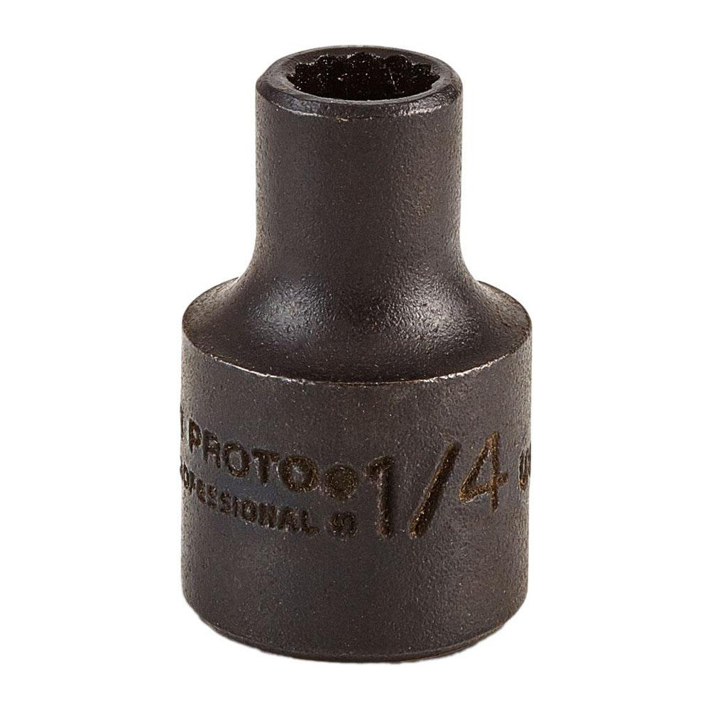 Proto J5208B Hand Socket 1/4" Socket, 12-Point