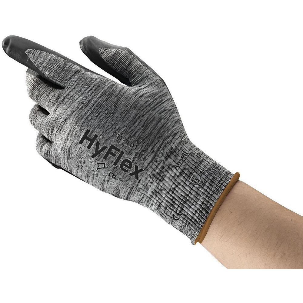 Ansell 205675 Series 11-801 General Purpose Work Gloves Large, Nitrile-Coated Nylon