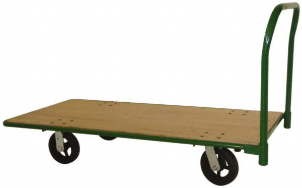 Pro-Source HW27-8MR Platform Truck Hardwood, 10" High, 60" Long,