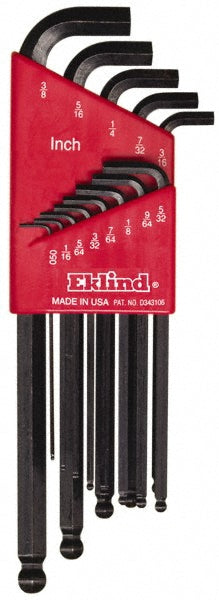 Eklind 13113 13 Piece L-Key Ball End Hex Key Set
