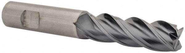 Kennametal 4067219 Square End Mill 3/4'' Dia, 2-1/4'' LOC, 3/4'' Shank Dia, 5'' OAL, 4 Flutes, Solid Carbide