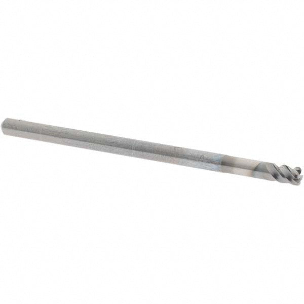 OSG 447100711 Corner Radius End Mill 1/8" Dia, 1/8" LOC, 0.0200" Radius, 4 Flute, Solid Carbide