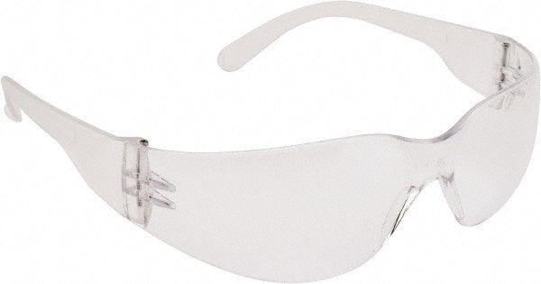 PRO-SAFE 48286 Safety Glasses Anti-Fog & Scratch-Resistant, Polycarbonate, Clear Lenses, Frameless