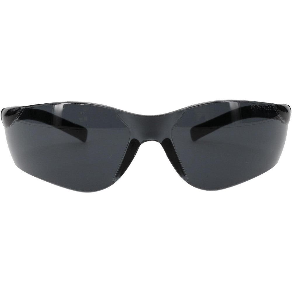 PRO-SAFE 48234 Safety Glasses Scratch-Resistant, Polycarbonate, Gray Lenses, Frameless
