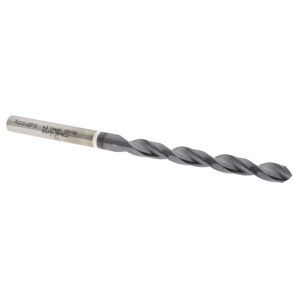 Accupro 1W60450-AC Jobber Length Drill Bit 4.5 mm Dia, 118 °, Cobalt