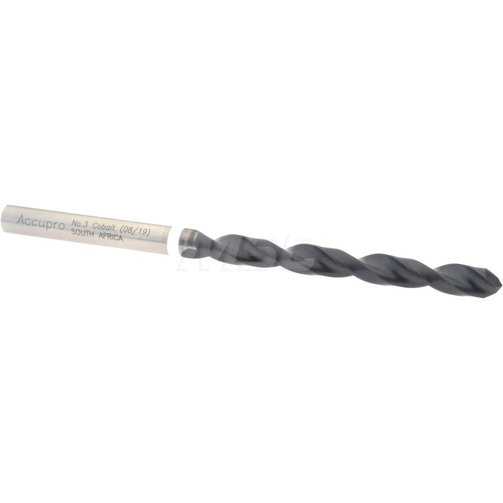 Accupro 1W60541-AC Jobber Length Drill Bit #3, 118 °, Cobalt