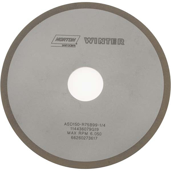 Norton 66260273617 Surface Grinding Wheel 6" Dia, 1/8" Thick, 1-1/4" Hole, 150 Grit