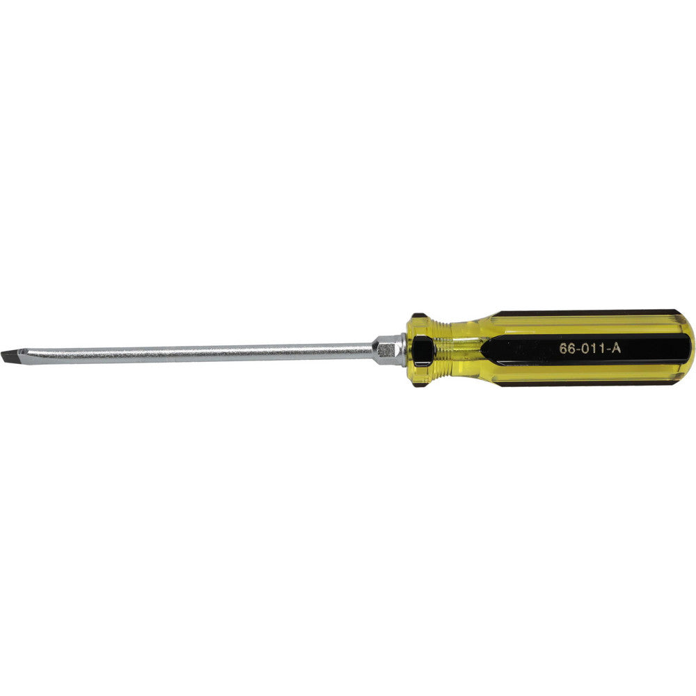 Stanley 66-011-A Slotted Screwdriver 1/4" Width, 10-1/2" OAL, 6" Blade Length